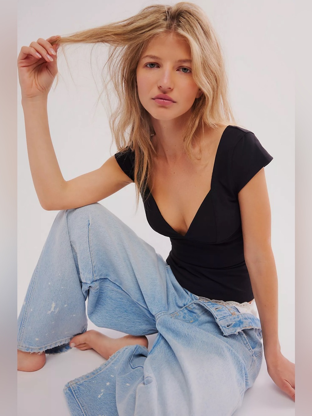 FREE PEOPLE | ✨NEW✨ Duo Corset Cami in Black